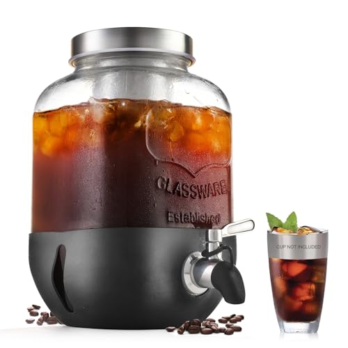 DailyBrew 1 Gallon Cold Brew Coffee Maker with Spigot