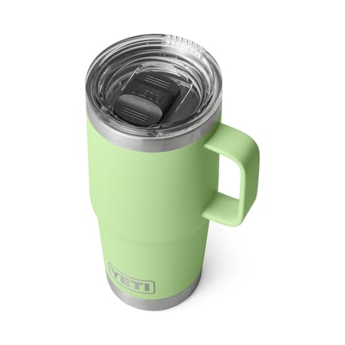 YETI Rambler 20oz Travel Mug Key Lime Stronghold Lid