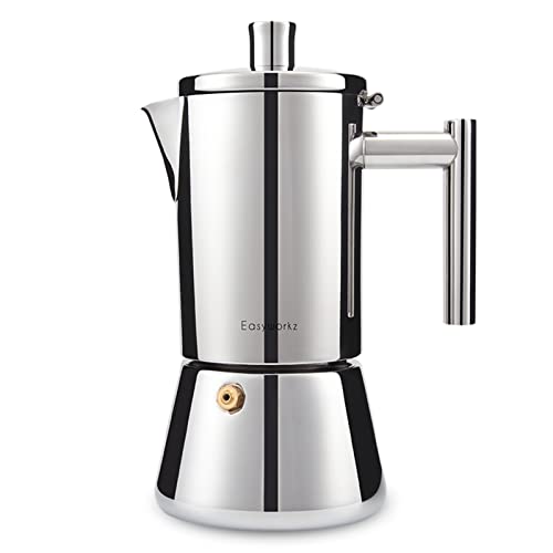 Easyworkz Diego Stainless Steel Moka Pot 4-Cup