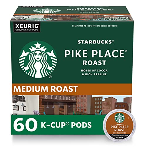 Starbucks Pike Place K-Cups Medium Roast 60 Count