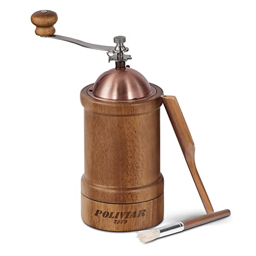 POLIVIAR Manual Coffee Grinder with Ceramic Burr