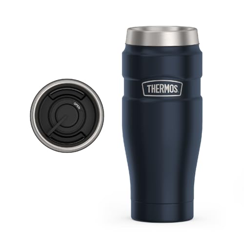 THERMOS Stainless King 16oz Insulated Tumbler Midnight Blue