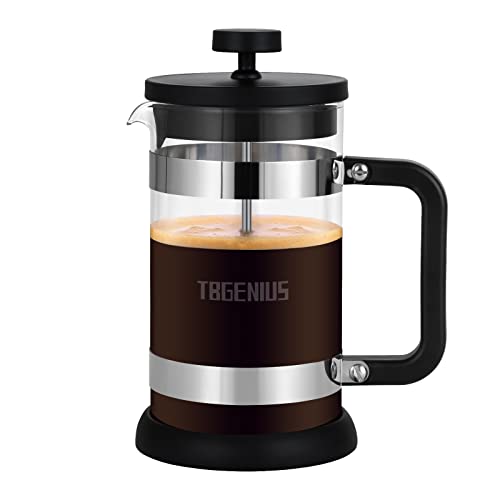 TBGENIUS French Press Coffee Maker 21oz Black