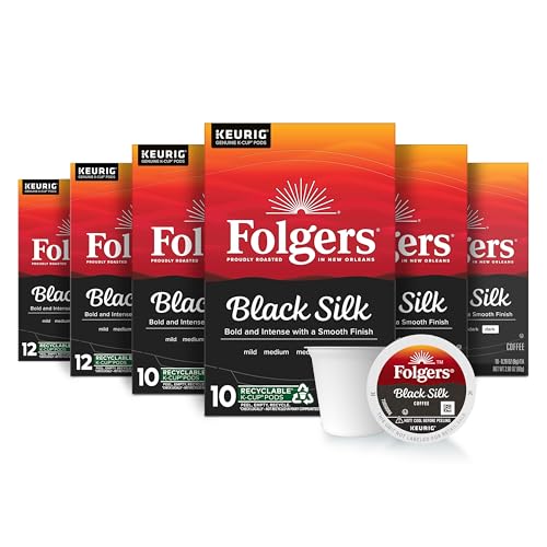 Folgers Black Silk Dark Roast K-Cup Pods (60 Count)