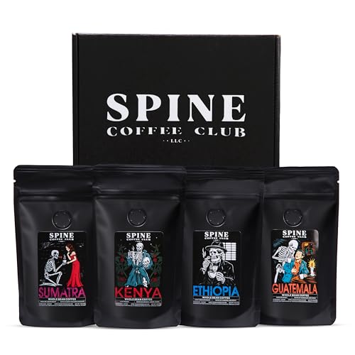 Spine Coffee Club 4-Pack Single Origin Sampler Gift Set