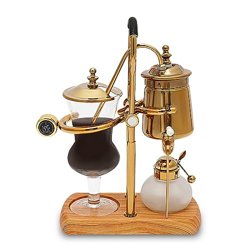 ZAWAYINE Belgian Siphon Coffee Maker 400ml Gold