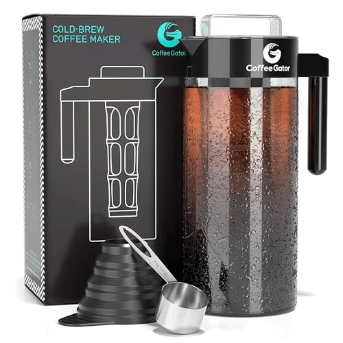Coffee Gator Cold Brew Maker - 47oz Glass Carafe