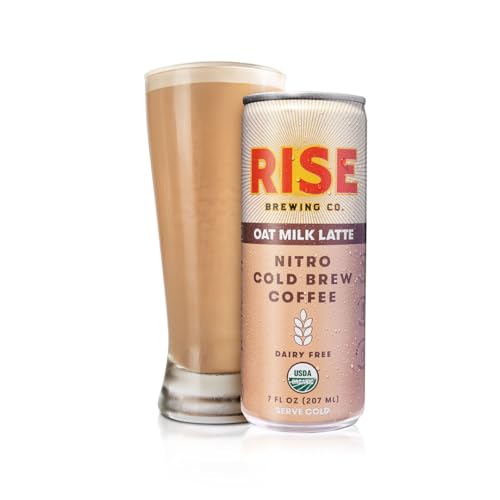 RISE Brewing Co Nitro Cold Brew Oat Milk Latte 7 oz
