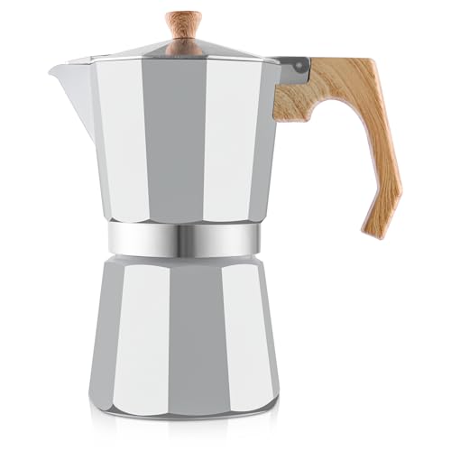 wedrink Aluminum Moka Pot 9-Cup Stovetop Espresso Maker