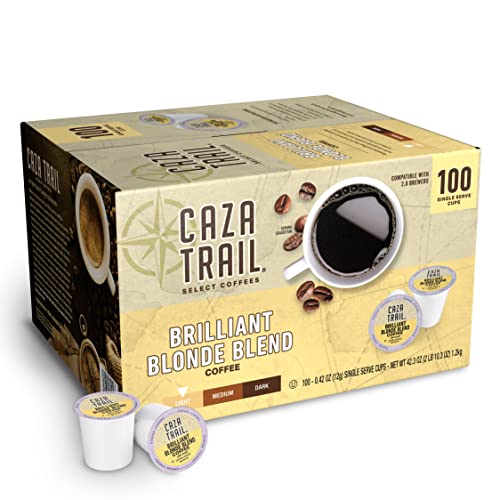 Caza Trail Blonde Roast K-Cup Coffee Pods - 100 Count