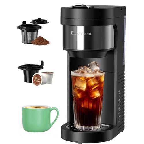 Brewmann Single Serve Coffee Maker - K-Cup & Ground Coffee