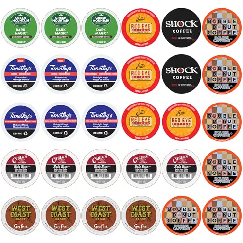 Extra Bold High Caffeine K-Cup Coffee Variety Pack - 30 Count