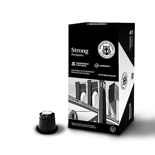 BREWKLYN Strong Espresso Pods 120ct Nespresso Compatible