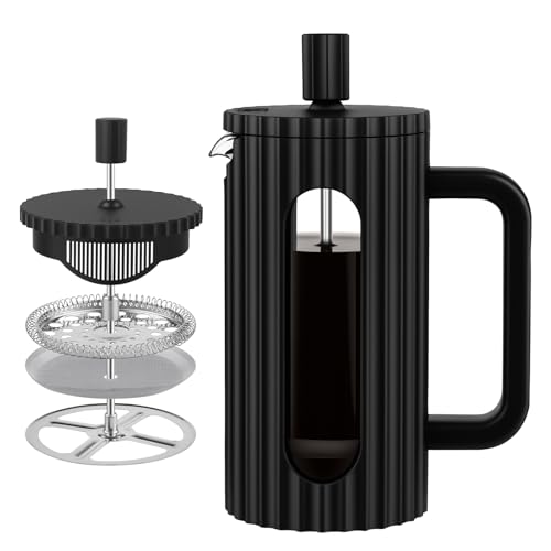 wedrink French Press Coffee Maker 12oz Glass Carafe