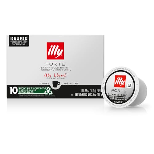 Illy Extra Dark Roast Coffee K-Cups, 10 Count