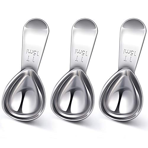 Patelai Stainless Steel Coffee Measuring Spoons (3-Pack)
