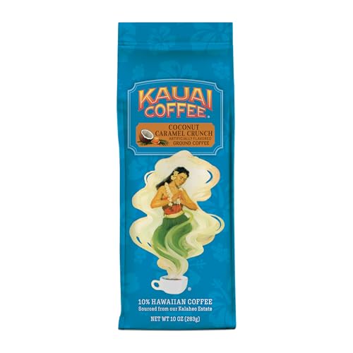 Kauai Coffee Coconut Caramel Crunch Ground Coffee 10oz