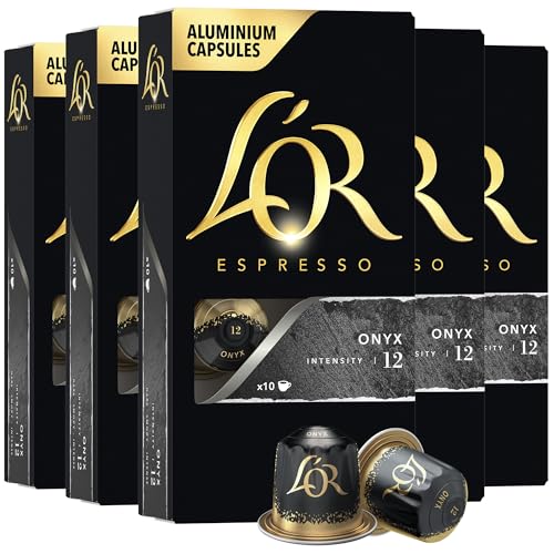 L'OR Espresso Onyx Capsules 50 Count Dark Roast