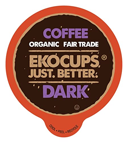 EKOCUPS Organic Dark Roast K-Cups (40 Count)