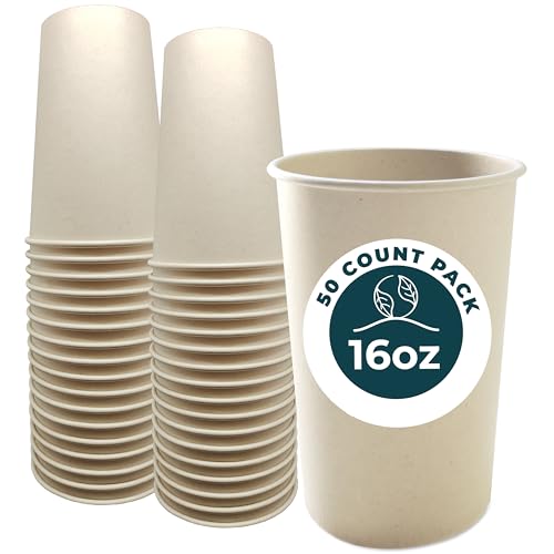 I.mTerra 16oz Eco Disposable Cups - 50 Count