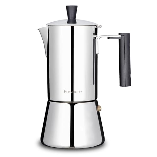 Easyworkz Pedro Moka Pot 6-Cup Stainless Steel