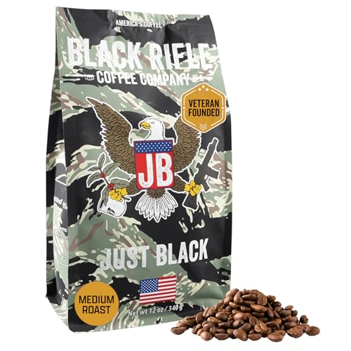 Black Rifle Coffee Just Black Medium Roast Whole Beans