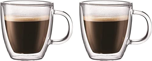 Bodum Bistro Double Wall Espresso Mugs Set of 2