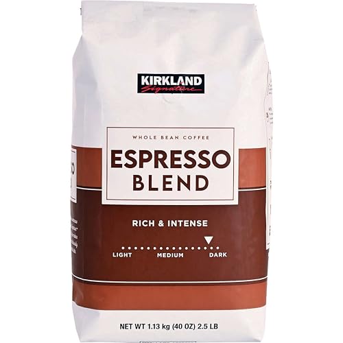 Kirkland Signature Dark Roast Espresso Blend Whole Bean