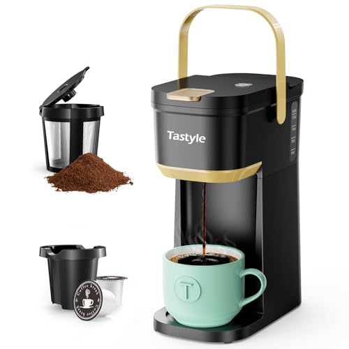 Tastyle Single Serve K-Cup & Ground Coffee Maker
