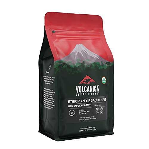 Volcanica Ethiopian Yirgacheffe Organic Coffee Beans