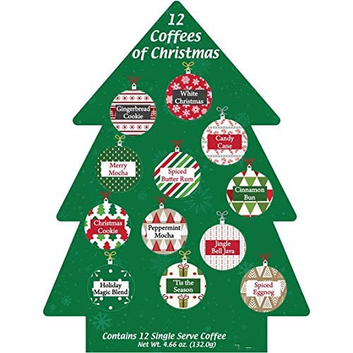 Christmas Coffee Advent Calendar - 12 K-Cup Compatible Pods