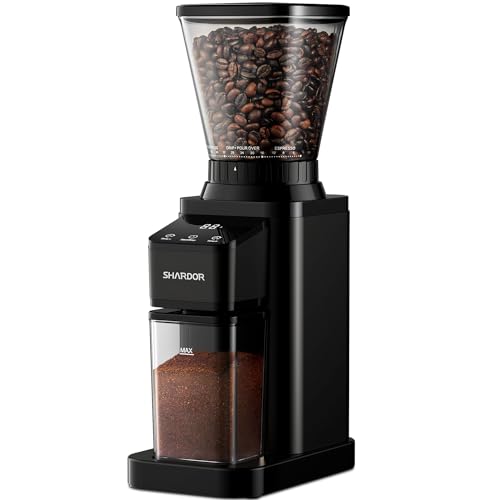 SHARDOR Conical Burr Coffee Grinder - 48 Settings