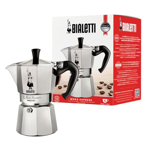 Bialetti Moka Express 6-Cup Stovetop Espresso Maker