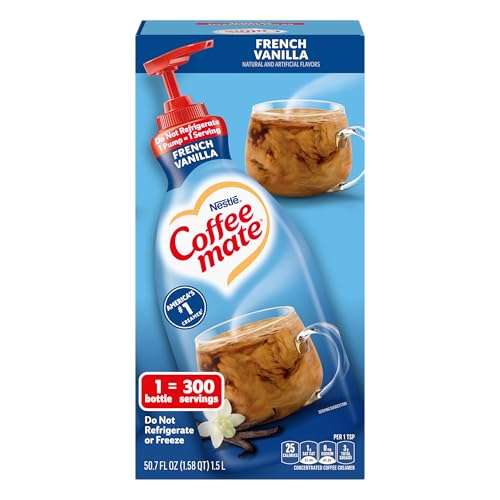 Coffee-mate French Vanilla Liquid Creamer Pump 50.7oz