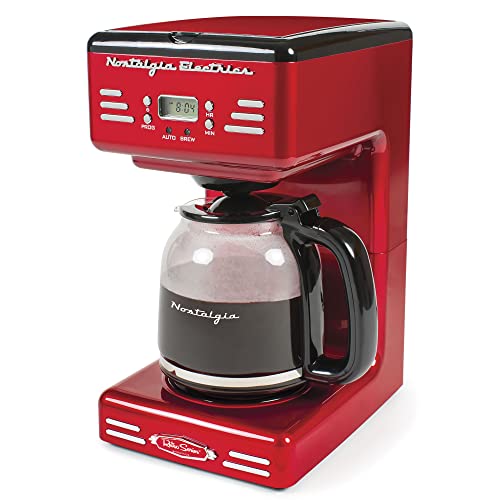 Nostalgia 12-Cup Programmable Coffee Maker