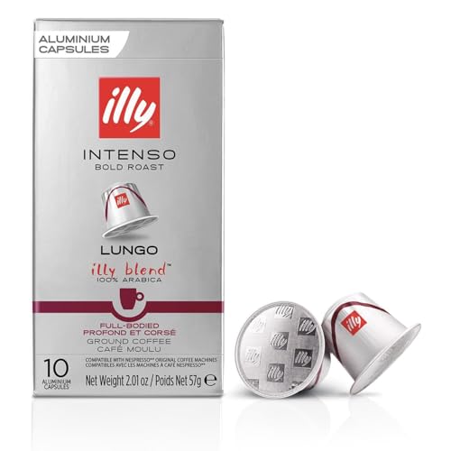 Illy Intenso Lungo Nespresso Compatible Pods - 10 Count
