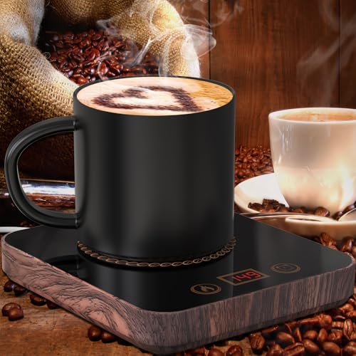 HUENLYEL Coffee Mug Warmer with Timer & Auto Shut Off