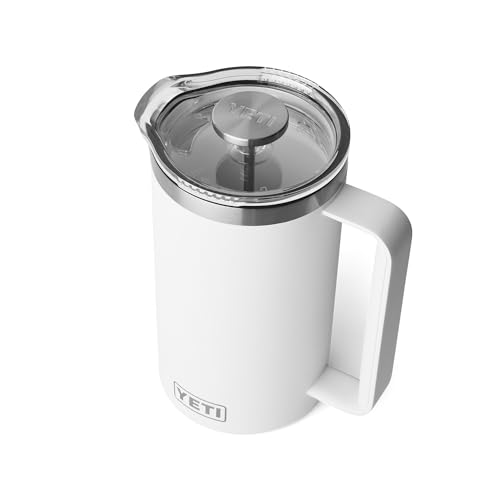 YETI Rambler 34 oz French Press Coffee Maker - White