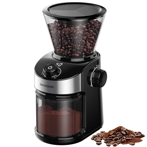 SHARDOR Electric Burr Coffee Grinder - 32 Settings