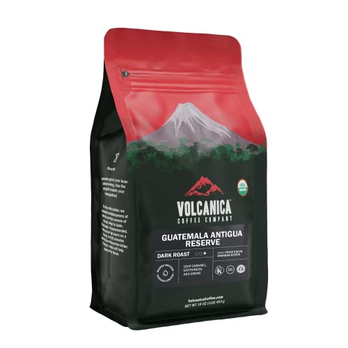 Volcanica Guatemala Antigua Dark Roast Whole Bean Coffee