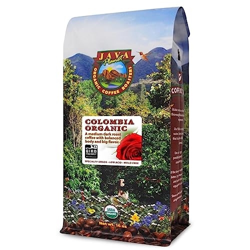 Java Planet Low Acid Colombian Coffee - Medium Dark Roast