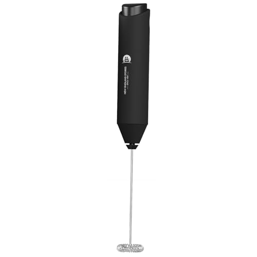 New England Stories Handheld Milk Frother - Black
