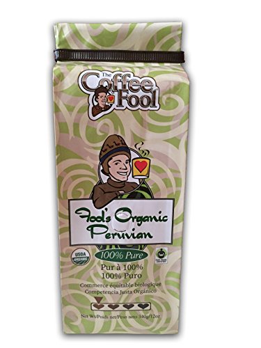 Coffee Fool's Organic Fair Trade Peruvian Whole Bean