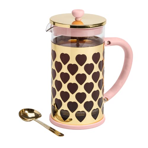 Paris Hilton French Press Coffee Maker 34oz Pink
