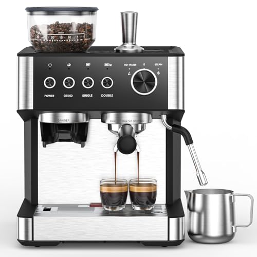 Electactic Espresso Machine with Built-in Grinder