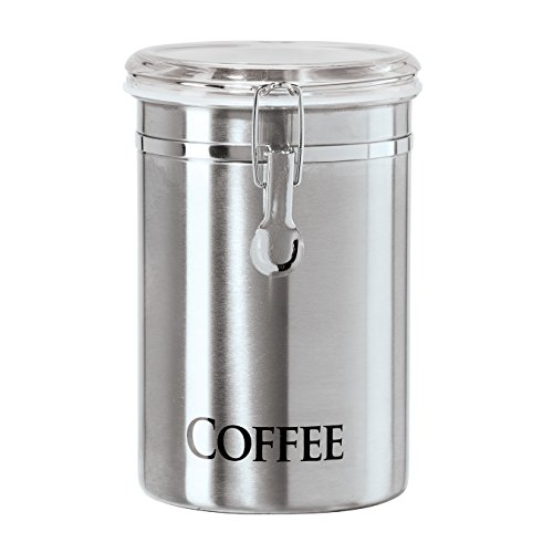 Oggi Stainless Steel Coffee Canister 62 fl oz Airtight