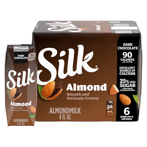 Silk Dark Chocolate Almond Milk 6-Pack (8oz each)