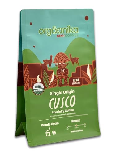 Orgäanika Andes Cusco Peru Coffee Beans 12oz