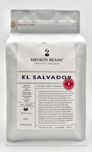 Smokin Beans El Salvador Medium Roast Whole Bean Coffee