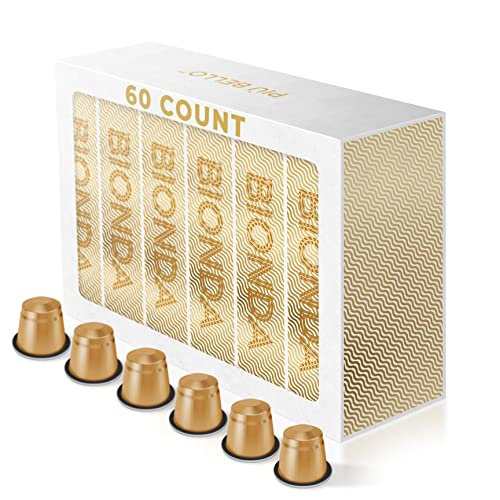 Piu Bello Bionda Espresso Pods for Nespresso (60ct)